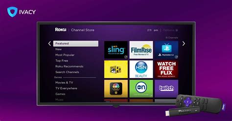 add hidden channels to Roku